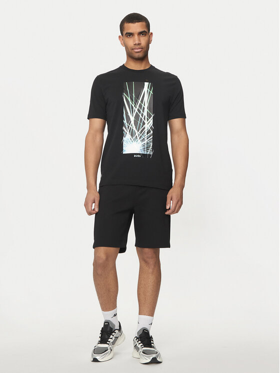 BOSS Boss T-Shirt Tee 6 50514647 Czarny Regular Fit