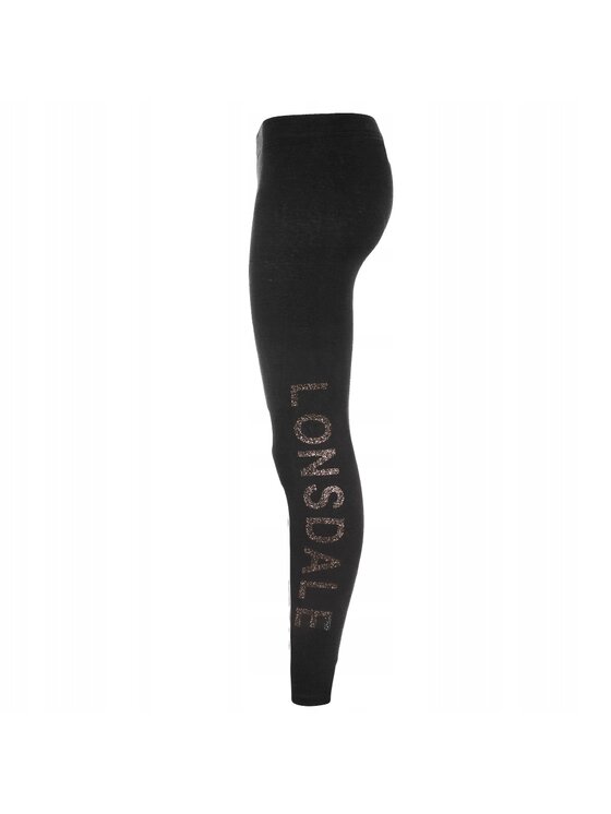 Lonsdale Lonsdale Legginsy 20180 Czarny Comfortable Fit