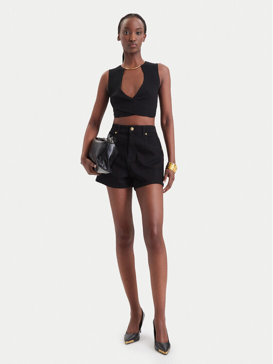 Versace Jeans Versace Jeans Donji dio trenerke 80HAD514 Crna Regular Fit