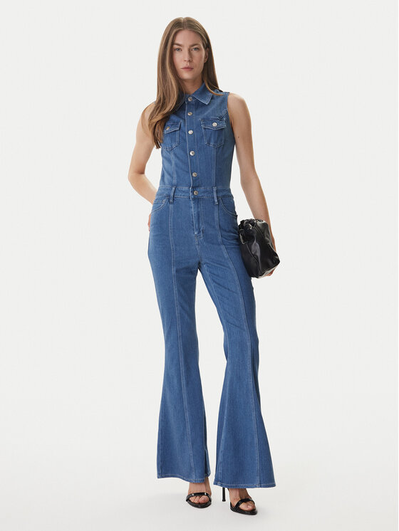 Guess Guess Kezeslábas W6GK74 D0874 Kék Regular Fit