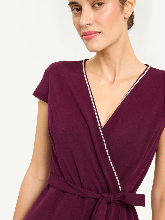 KMX KMX Kombinezon 192860004 Bordowy Fitted Fit