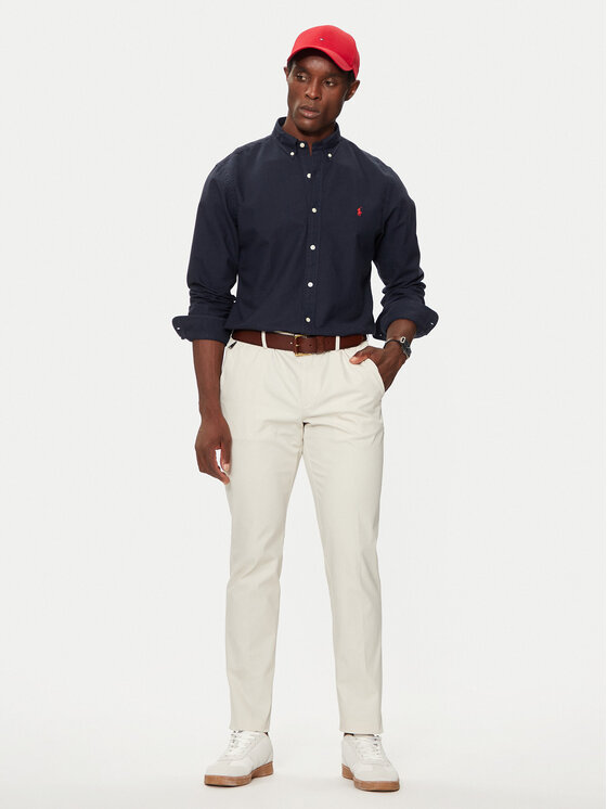 Polo Ralph Lauren Polo Ralph Lauren Košulja Bsr 710723610 Tamnoplava Slim Fit