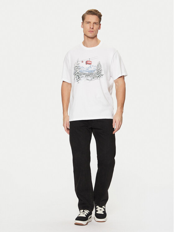 Levi's® Levi's® Тишърт Graphic 16143-1515 Бял Relaxed Fit