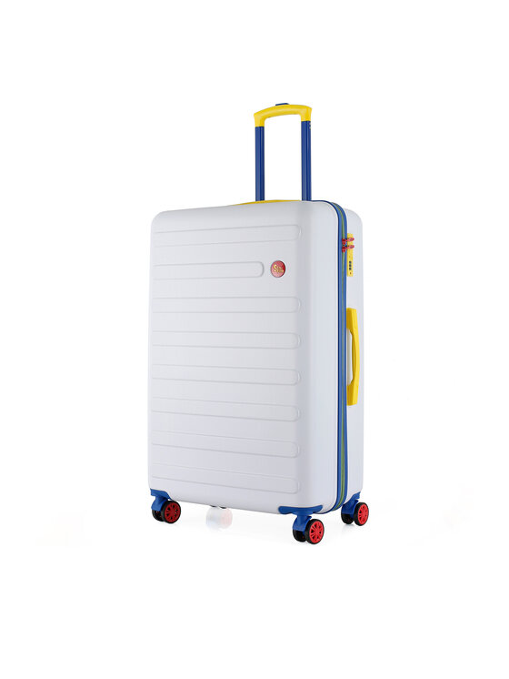 Semi Line Semi Line Valigia grande T5842-3 Bianco