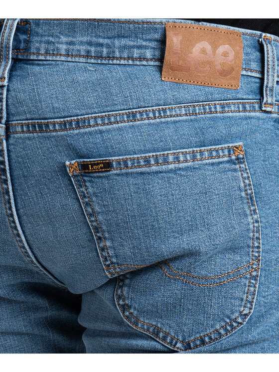 Lee Lee Jeansy Luke Fresh Mid Worn In Niebieski Slim Fit