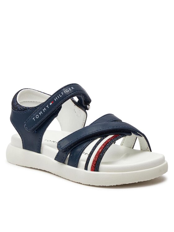 Tommy Hilfiger Tommy Hilfiger Sandale Strippes Velcro Sanadal T1A2-33234-0326 S Tamnoplava