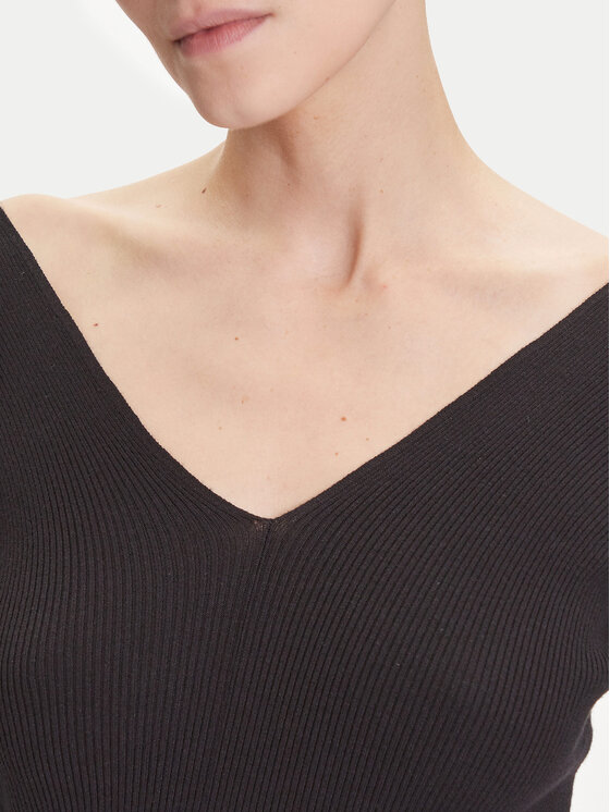 Weekend Max Mara Weekend Max Mara Bluzka Oceano 2525366031 Czarny Slim Fit
