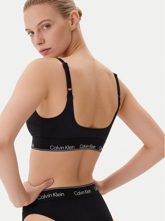 Calvin Klein Swimwear Calvin Klein Swimwear Gornji dio kupaćeg kostima LV00Q61130 Crna