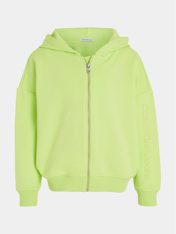 Calvin Klein Jeans Calvin Klein Jeans Felpa 3D Raised IB0IB02041 Verde Regular Fit