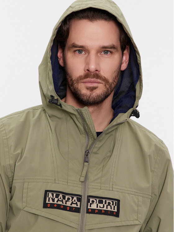Napapijri Napapijri Giacca di transizione Rainforest Open NP0A4H2O Verde Regular Fit