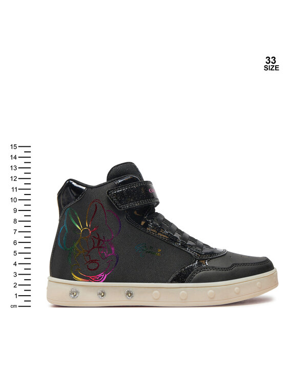 Geox Geox Sneakersy Skylin Girl J468WE 011KN C9999 D Černá