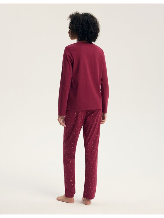 Henderson Henderson Piżama 45439 Czerwony Regular Fit