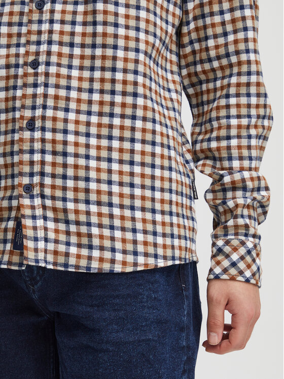 Blend Blend Srajca 20715810 Mornarsko modra Regular Fit