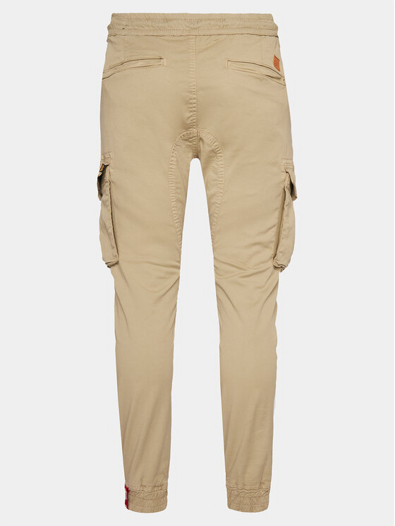 Alpha Industries Alpha Industries Joggers Twill 116202 Bézs Slim Taper Fit