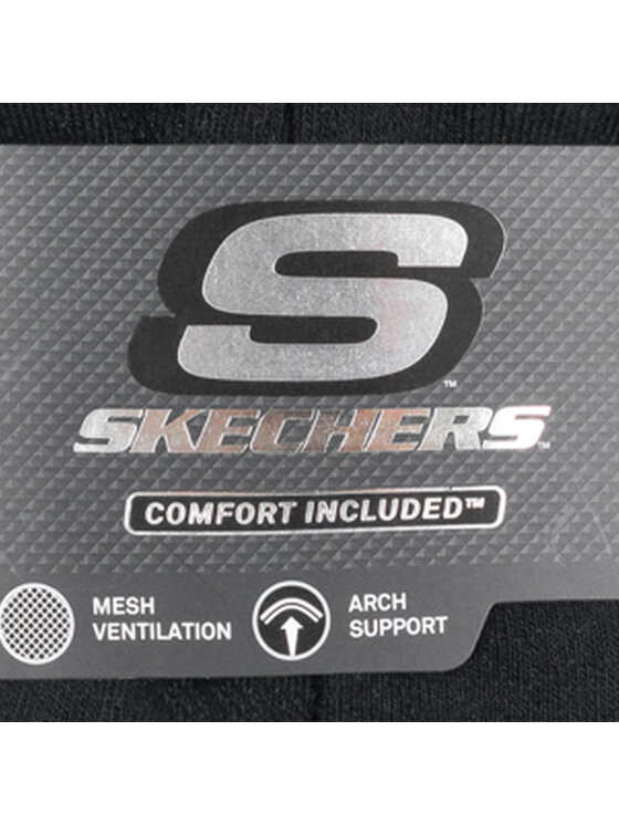Skechers Skechers Skarpety krótkie S118214-BLK Czarny