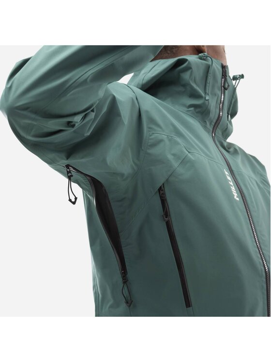 Millet Millet Kurtka przeciwdeszczowa Kamet Light Gtx Jkt M Zielony Active Fit