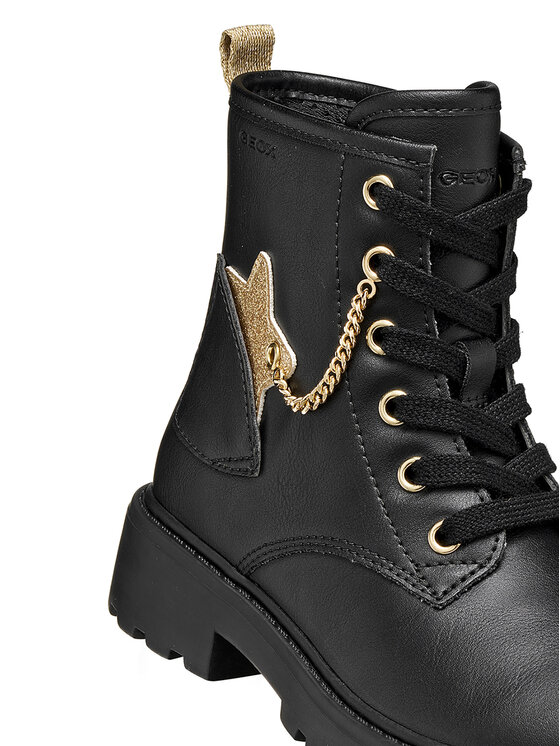 Geox Geox Зимни обувки J Casey Girl J6620G 000BC C9258 M Черен