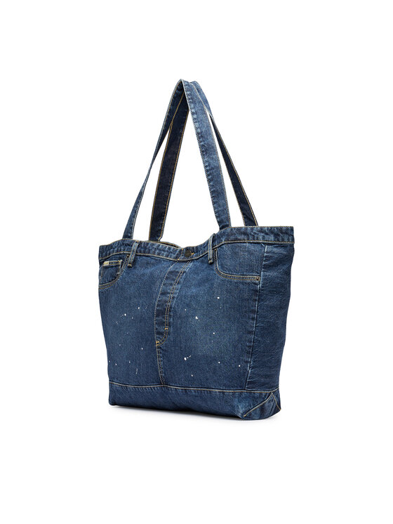 Guess Jeans Guess Jeans Ročna torba M6YZ42 D2278 Mornarsko modra