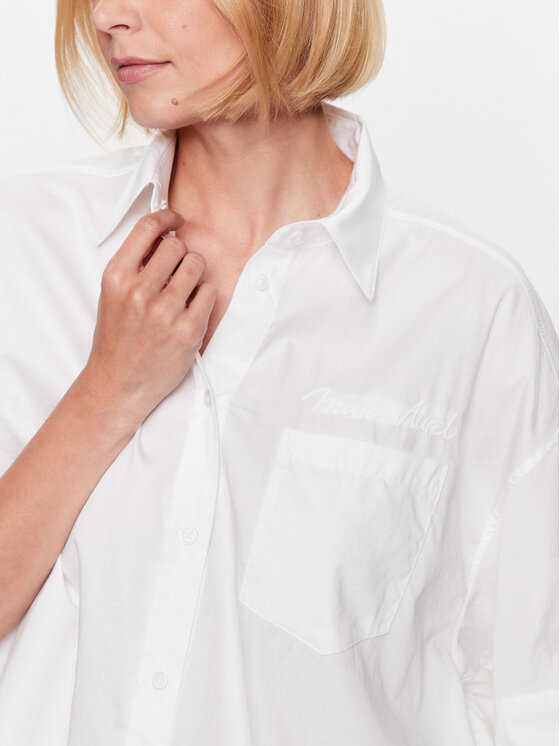Marc Aurel Marc Aurel Сорочка 6101 1000 93066 Білий Relaxed Fit