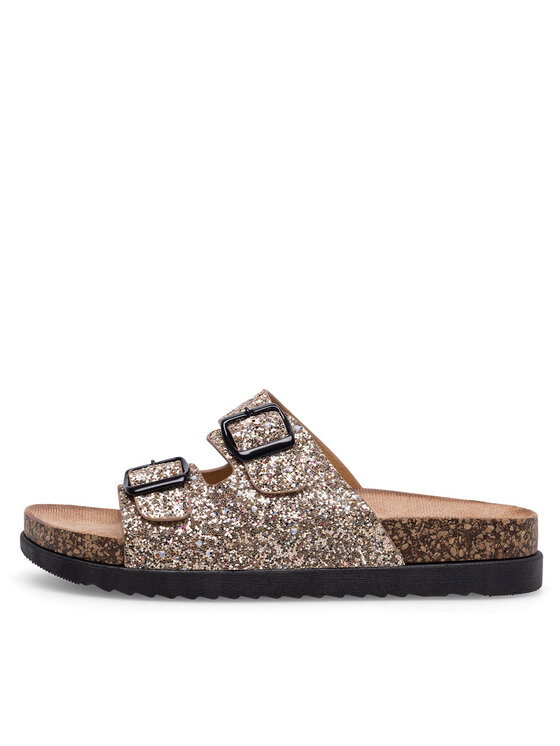 DeeZee DeeZee Pantoletten WFA2752-1 Goldfarben