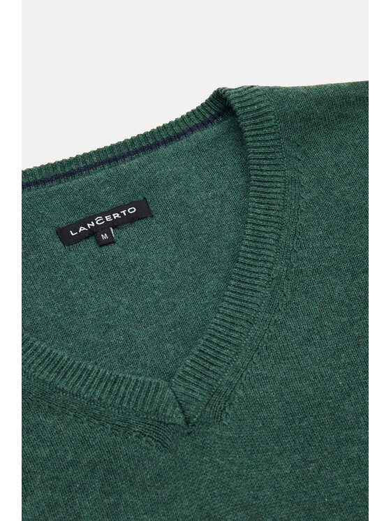 Lancerto Lancerto Sweter Anthony SW073223000050 Zielony Regular Fit