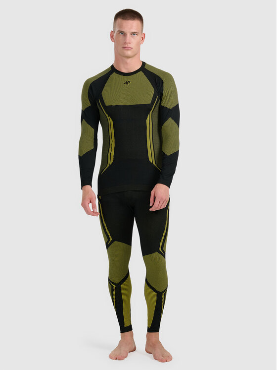 4F 4F Bielizna termoaktywna górna SKI PERFORMANCE Żółty