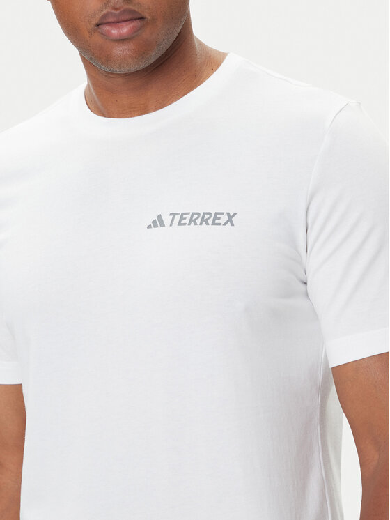 adidas adidas T-shirt Terrex Graphic JW3559 Bijela Regular Fit