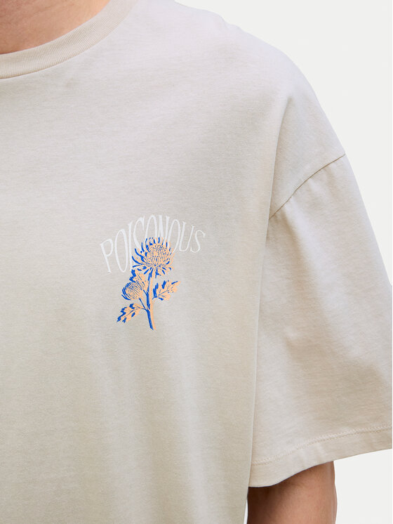 Jack&Jones Jack&Jones T-särk Charge 12269384 Beež Relaxed Fit