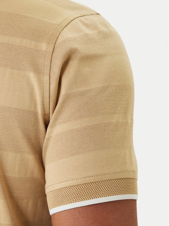 KARL LAGERFELD KARL LAGERFELD Polo 745006 562201 Beżowy Regular Fit