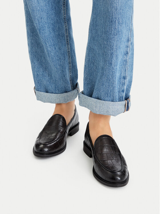 MEXX Loaferice EO-WI44-ANTLER-01 Tamno smeđa