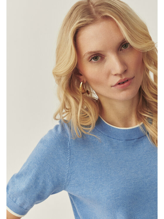 TATUUM Tatuum Sweter HILA Niebieski Classic Fit