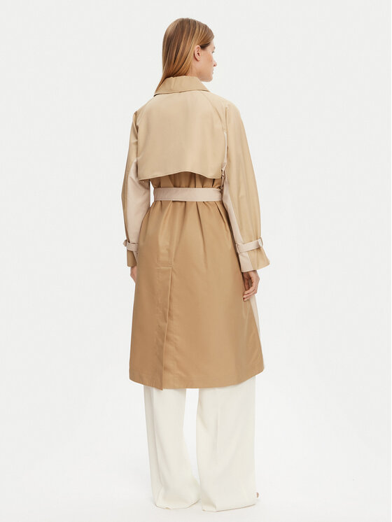 Weekend Max Mara Weekend Max Mara Trench Canasta 2515021011 Beige Regular Fit