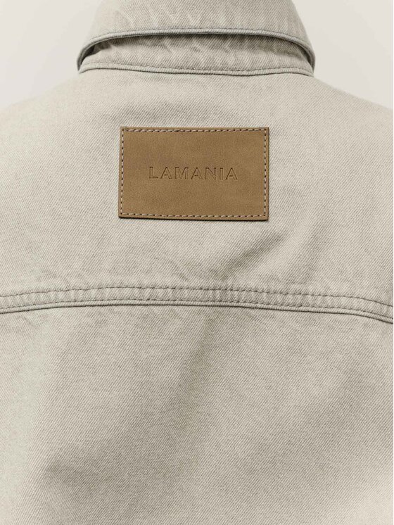 La Mania La Mania Bluzka SHADE Szary Classic Fit