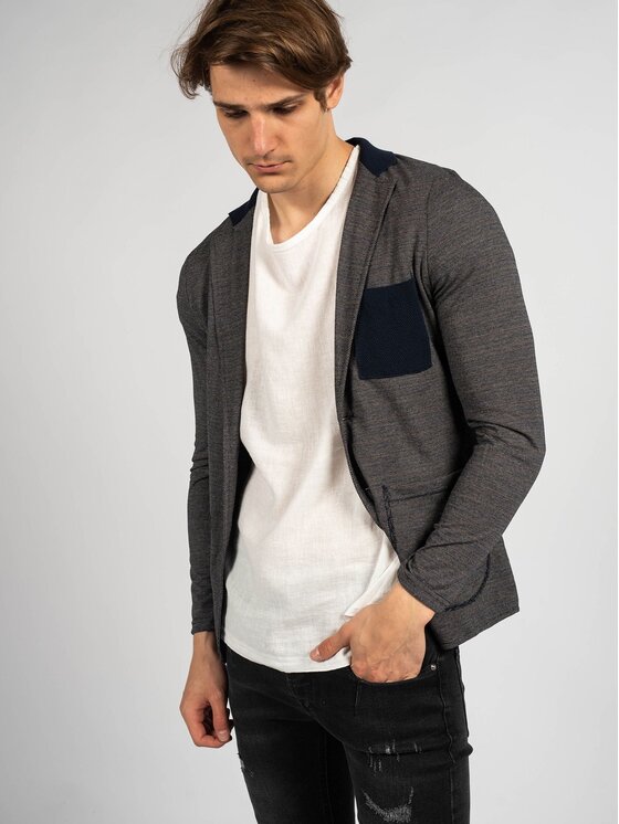 Xagon Xagon Maglione P22081 JX 2305 Blu scuro Slim Fit