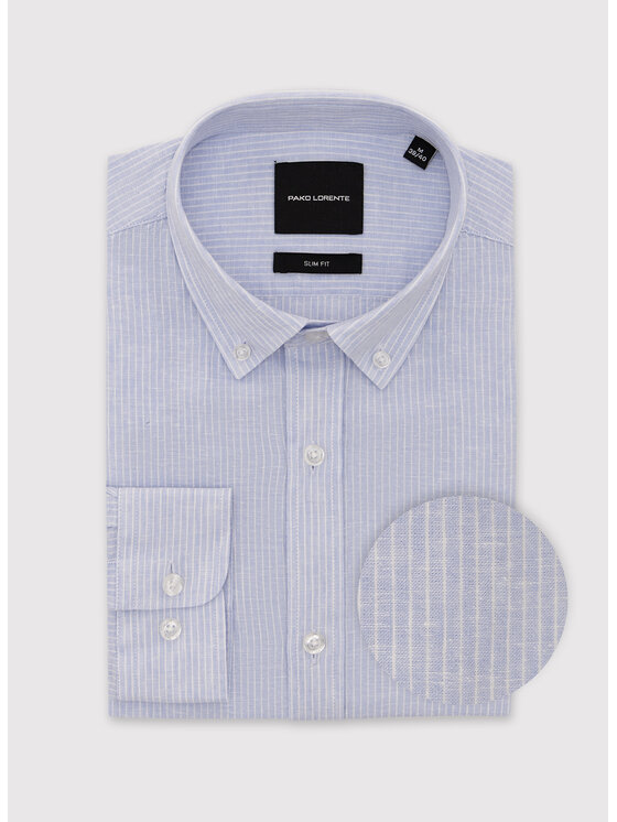 Pako Lorente Pako Lorente Koszula P26SF-1X-022 Niebieski Slim Fit