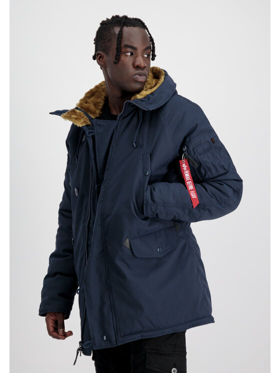 Alpha Industries Alpha Industries Zimní bunda AI.193128-07-XXL Tmavomodrá Parka Fit