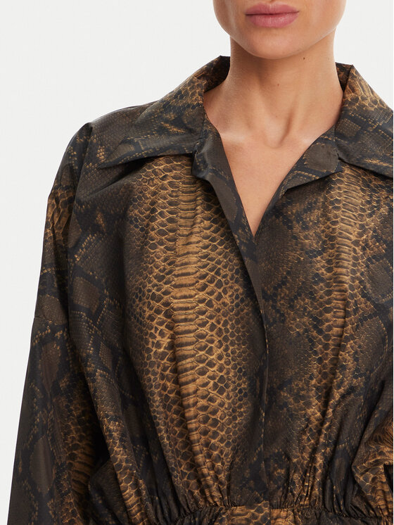 NORMA KAMALI NORMA KAMALI Ежедневна рокля ST4243PHA71302 Кафяв Relaxed Fit
