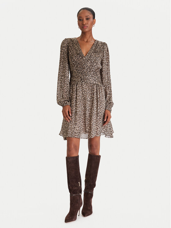 Guess Guess Coctailkleid W5YK20 WDW82 Beige Regular Fit