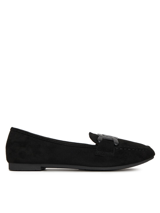 DeeZee Loafersy LE601-41 Czarny