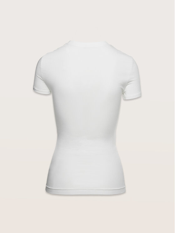 La Mania La Mania T-shirt MEG Bianco Slim Fit