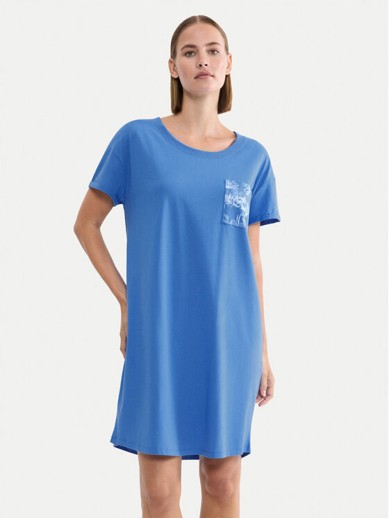 Triumph Triumph Nachthemd 10225066 Blau Regular Fit