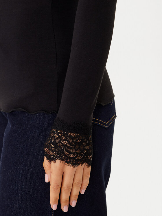 Vero Moda Vero Moda Blúzka Skye 10339843 Čierna Slim Fit