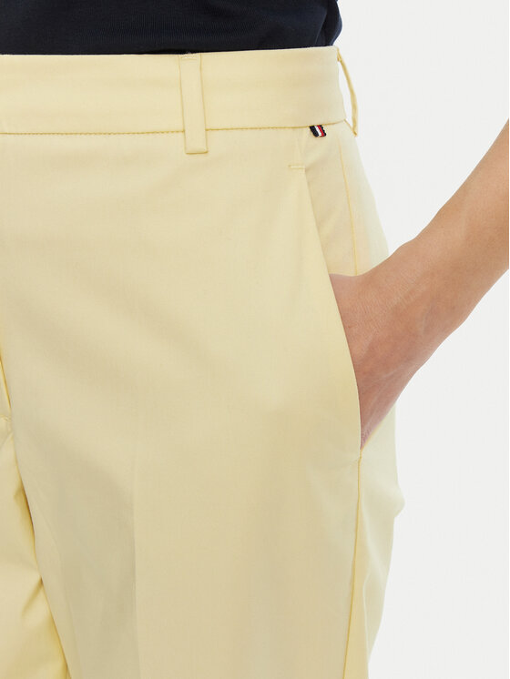Tommy Hilfiger Tommy Hilfiger Παντελόνι chino WW0WW40504 Κίτρινο Straight Fit