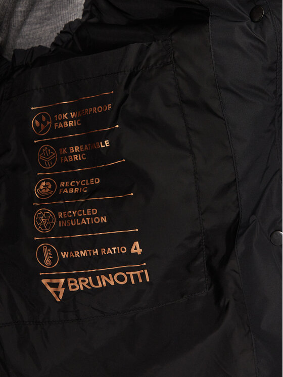Brunotti Brunotti Αμάνικο Μπουφάν 2322180319 Μαύρο Regular Fit