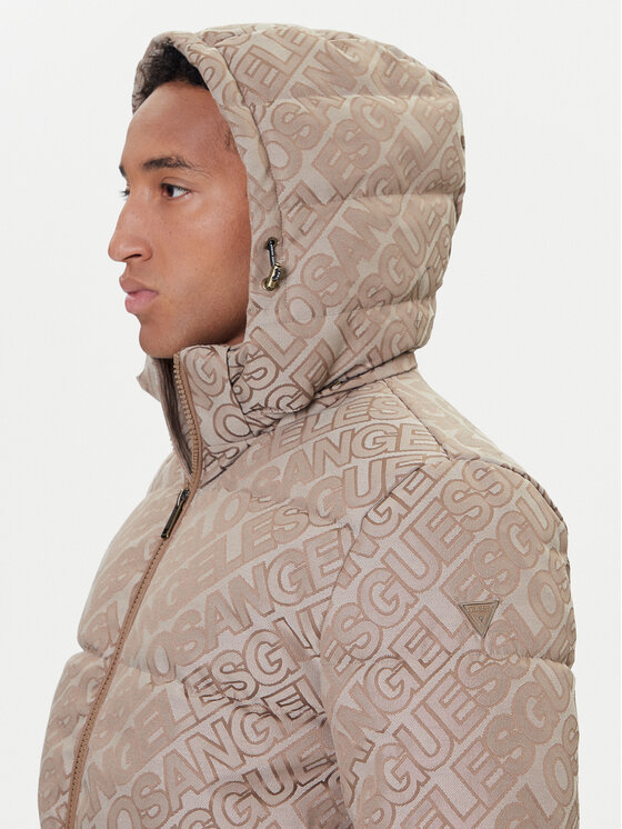 Guess Guess Μπουφάν χειμωνιάτικο M5BL2D W2752 Μπεζ Regular Fit