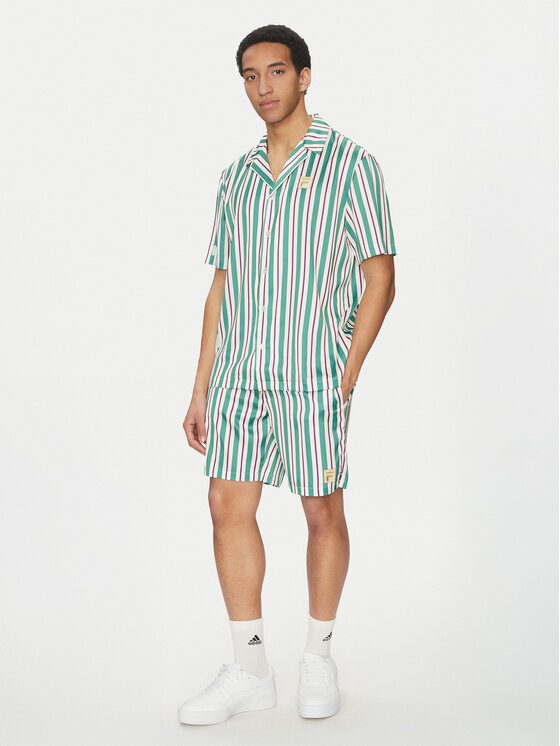Fila Fila Szorty sportowe Lastro FAM0925 Zielony Regular Fit