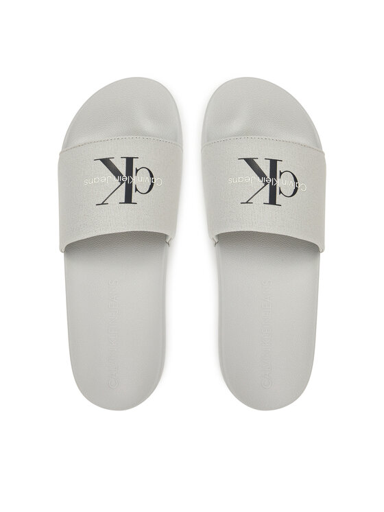 Calvin Klein Jeans Calvin Klein Jeans Iešļūcenes Slide Monogram Cv YM0YM01271 Pelēks