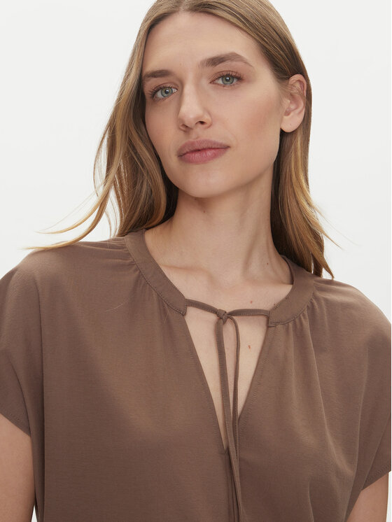 ONLY ONLY Vsakodnevna obleka Jany 15351683 Rjava Relaxed Fit
