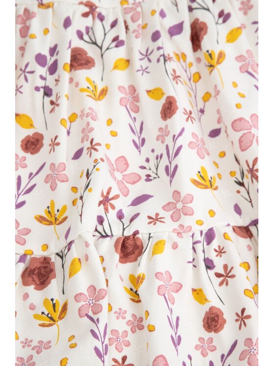 Coccodrillo Coccodrillo Každodenní šaty ZC6129101MGN-003 Krémová Regular Fit