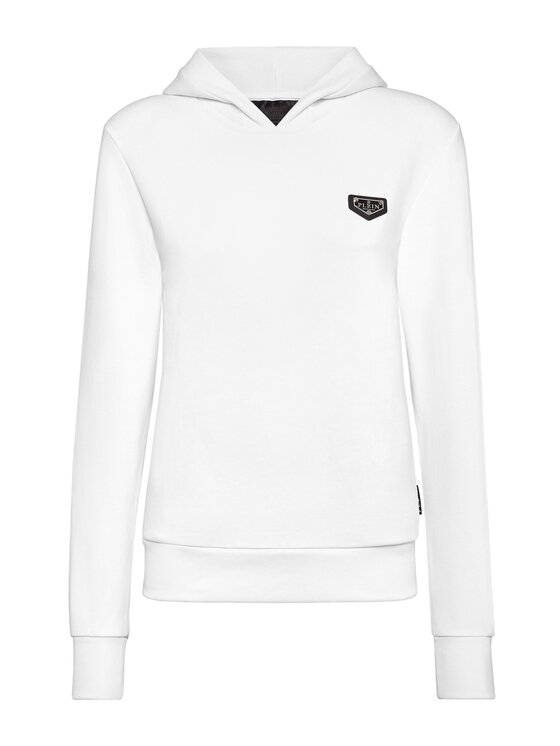 PHILIPP PLEIN PHILIPP PLEIN Mikina 9401 Bílá Regular Fit